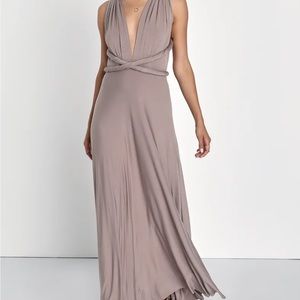 Lulus Wrap Bridesmaid Dress